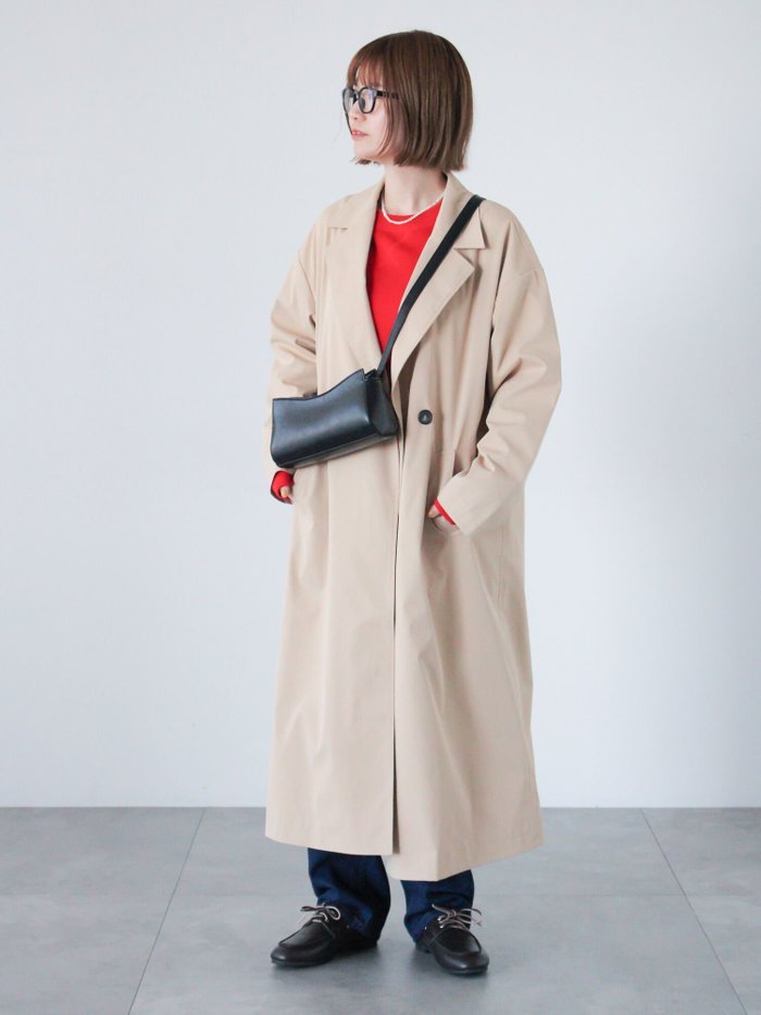 【テチチ/Te chichi】の【撥水/防花粉】ツイルロングコート《2025spring catalog item》 インテリア・キッズ・メンズ・レディースファッション・服の通販 founy(ファニー) https://founy.com/ 雑誌掲載アイテム Magazine Items ファッション雑誌 Fashion Magazines スプリング SPRiNG ファッション Fashion レディースファッション Ladies' Fashion Online アウター Coat Outerwear コート Coats 2025年 2025 2025春夏・S/S Ss,Spring/Summer,2025 スマート Smart ロング Long 定番 Standard 雑誌 Magazine |ID: prp329100004596126 ipo3291000000032660645
