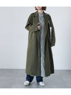 【テチチ/Te chichi】の【撥水/防花粉】ツイルロングコート《2025spring catalog item》 カーキ|ID: prp329100004596126 ipo3291000000032660652