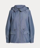 【ラルフローレン/RALPH LAUREN】のコットンブレンド シャンブレー フーデッド アノラック 400ブルー|ID: prp329100004596143 ipo3291000000032660930