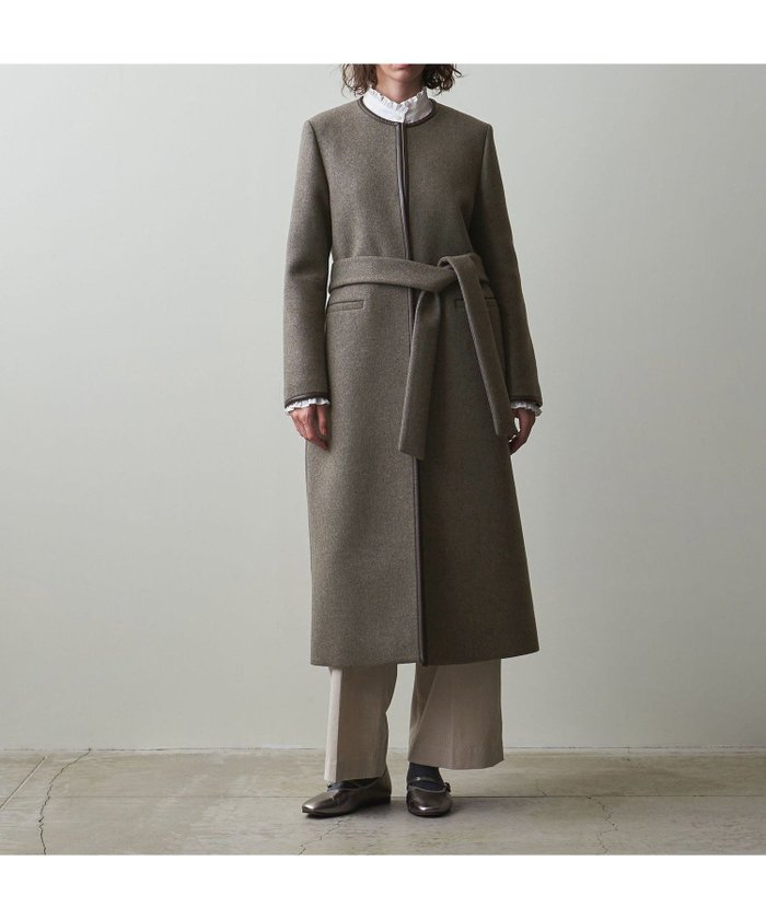 【その他のブランド/Other】のSteven Alan ウール カシミヤ ロングコート インテリア・キッズ・メンズ・レディースファッション・服の通販 founy(ファニー) https://founy.com/ ファッション Fashion レディースファッション Fashion for Women アウター Coat / Outerwear Collection コート・ロングコート・ピーコート Long Coats, Peacoats & More おすすめ Recommended / Our Picks エレガント 上品 Elegant シンプル Simple, Minimal パイピング Piping, Trim Design ロング Long, Long-Length |ID: prp329100004596147 ipo3291000000032660964