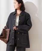 【ジャーナルスタンダード レサージュ/journal standard L'essage】のデニムカバーオール 人気、トレンドファッション・服の通販 founy(ファニー) ファッション Fashion レディースファッション Fashion for Women 2025年 2025 2025-2026秋冬・A/W Autumn/Winter 2025–26 AW25–26 シンプル Simple, Minimal デニム Denim, Jeans Material ポケット Pocket, Pocket Detail thumbnail ネイビー|ID: prp329100004596148 ipo3291000000032660977