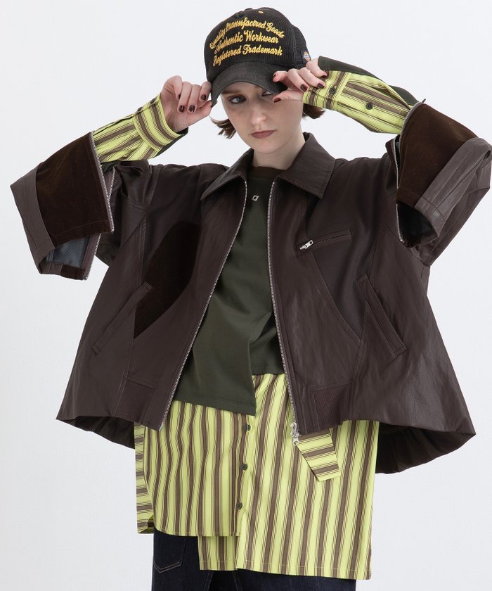 【アウラアイラ/AULA AILA】のBALLOON HEM BLOUSON インテリア・キッズ・メンズ・レディースファッション・服の通販 founy(ファニー) https://founy.com/ ファッション Fashion レディースファッション Fashion for Women アウター Coat / Outerwear Collection ブルゾンジャケット・スポーティアウター Blouson Jackets 冬 Winter / This Winter A/W・秋冬 Autumn/Winter |ID: prp329100004596151 ipo3291000000032661000