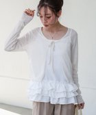 【バブ ブージュルード/Bab Bou Jeloud】のメランジリボンカーディガン 人気、トレンドファッション・服の通販 founy(ファニー) ファッション Fashion レディースファッション Ladies' Fashion Online トップス・カットソー Tops/Tshirt カーディガン Cardigans おすすめ Recommend インナー Inner カーディガン Cardigan ショート Short タンク Tank フリル Frills フロント Front ミックス Mix メランジ Melange リボン Ribbon ロング Long 夏 Summer 春 Spring 秋 Autumn/Fall 羽織 Haori thumbnail IVORY|ID: prp329100004596177 ipo3291000000032661491