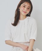 【インデックス/INDEX】のサイドリボンデザイントップス【UV/接触冷感/吸水速乾/洗濯機洗い可】 オフホワイト|ID: prp329100004596179 ipo3291000000032661538