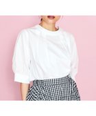 【クイーンズ コート/QUEENS COURT】のバックジップタックブラウス≪セットアップ対応/洗濯機で洗える≫ 人気、トレンドファッション・服の通販 founy(ファニー) ファッション Fashion レディースファッション Ladies' Fashion Online トップス・カットソー Tops/Tshirt シャツ/ブラウス Shirts/Blouses バッグ Bag 洗える Washable カフス Cuffs ギャザー Gather スリーブ Sleeve セットアップ Set Up フォルム Form フラット Flat ポケット Pocket thumbnail オフホワイト|ID: prp329100004596180 ipo3291000000032661541
