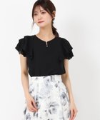 【ミッシュマッシュ/MISCH MASCH】の2025SS パールダブルフリル袖ブラウス/MM528101 人気、トレンドファッション・服の通販 founy(ファニー) ファッション Fashion レディースファッション Ladies' Fashion Online トップス・カットソー Tops/Tshirt シャツ/ブラウス Shirts/Blouses ボリュームスリーブ / フリル袖 Volume Sleeve アシンメトリー Asymmetry 春 Spring カーディガン Cardigan 切替 Switching ジャケット Jacket スリーブ Sleeve デニム Denim パール Pearl フェミニン Feminine フリル Frills ボトム Bottom ラベンダー Lavender S/S・春夏 Ss・Spring/Summer おすすめ Recommend 夏 Summer エレガント 上品 Elegant 2025年 2025 2025春夏・S/S Ss,Spring/Summer,2025 thumbnail ブラック|ID: prp329100004596181 ipo3291000000032661558