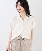 【マイカ ディール/MICA & DEAL】のデラリネンスキッパーブラウス WHITE|ID: prp329100004596184 ipo3291000000032661626