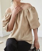 【ラナン/Ranan】のRanan/2WAYオフショルダーブラウス ベージュ|ID: prp329100004596187 ipo3291000000032661656