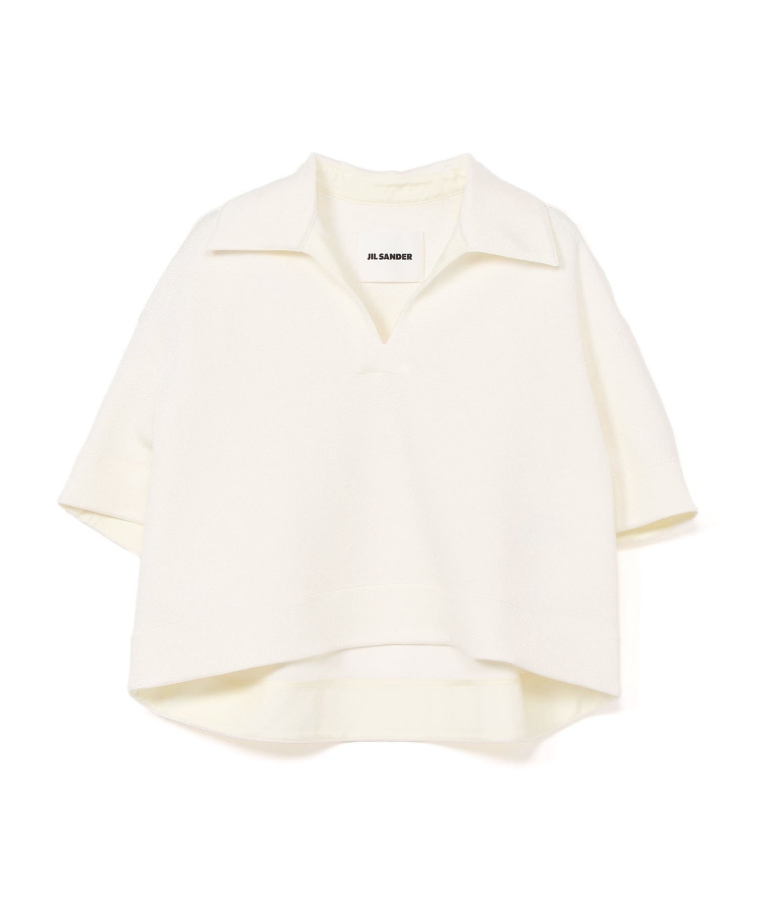 【ジル サンダー/JIL SANDER】のポロTシャツ インテリア・キッズ・メンズ・レディースファッション・服の通販 founy(ファニー) 　ファッション　Fashion　レディースファッション　Ladies' Fashion Online　トップス・カットソー　Tops/Tshirt　シャツ/ブラウス　Shirts/Blouses　ロング / Tシャツ　T-Shirts　ショート　Short　デニム　Denim　ポロシャツ　Polo Shirt　ワイド　Wide　LATTE|ID: prp329100004596191 ipo3291000000032661701