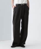 【ハレ/HARE / MEN】のストライプディープタックワイドストレートパンツ ブラック系その他09|ID: prp329100004596356 ipo3291000000032663914