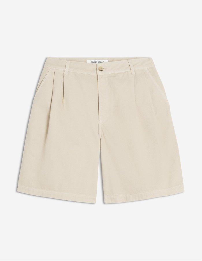 【メゾン キツネ/MAISON KITSUNE】のMaison Kitsune/CASUAL PLEATED BERMUDA インテリア・キッズ・メンズ・レディースファッション・服の通販 founy(ファニー) https://founy.com/ ファッション Fashion レディースファッション Ladies' Fashion Online フィット Fit フラップ Flap フロント Front プリーツ Pleats ポケット Pocket リラックス Relax ループ Loop 夏 Summer S/S・春夏 Ss・Spring/Summer |ID: prp329100004596357 ipo3291000000032663917