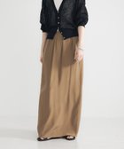 【アーバンリサーチ/URBAN RESEARCH】のキュプラレーヨンギャザーIラインスカート BEIGE|ID: prp329100004596365 ipo3291000000032663990