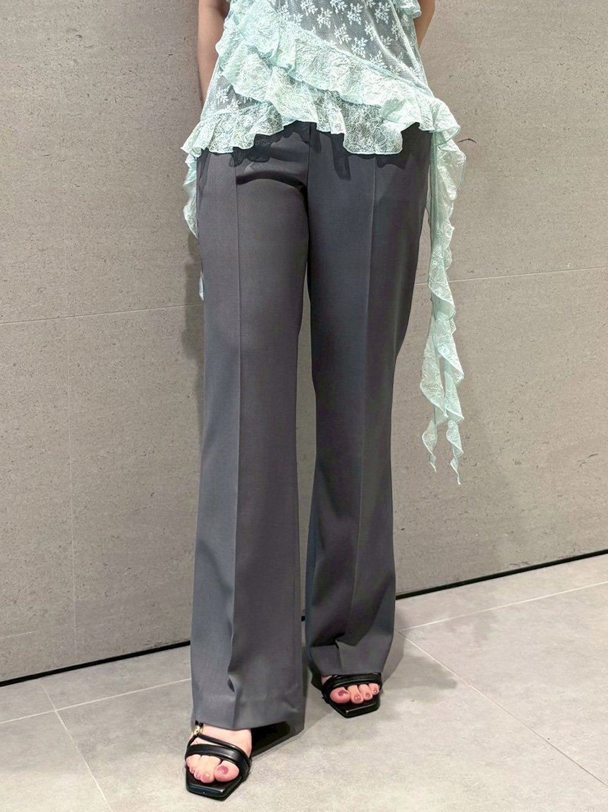 【リリーブラウン/Lily Brown】のセンタープレスフレアパンツ 人気、トレンドファッション・服の通販 founy(ファニー) 　ファッション　Fashion　レディースファッション　Ladies' Fashion Online　パンツ　Pants　エレガント 上品　Elegant　シンプル　Simple　ストレッチ　Stretch　スーツ　Suit　チュニック　Tunic　フレア　Flare　 other-1|ID: prp329100004596372 ipo3291000000032664040