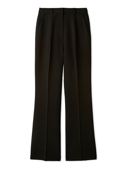 【リリーブラウン/Lily Brown】のセンタープレスフレアパンツ インテリア・キッズ・メンズ・レディースファッション・服の通販 founy(ファニー) 　ファッション　Fashion　レディースファッション　Ladies' Fashion Online　パンツ　Pants　エレガント 上品　Elegant　シンプル　Simple　ストレッチ　Stretch　スーツ　Suit　チュニック　Tunic　フレア　Flare　BLK[009]|ID: prp329100004596372 ipo3291000000032664042