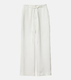 【ルシェル ブルー/LE CIEL BLEU】のサテンリラックスフィットパンツ / Satin Relax Fit Pants オフホワイト|ID: prp329100004596381 ipo3291000000032664131