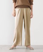 【マイカ ディール/MICA & DEAL】のサテンイージーパンツ セットアップ対応 BEIGE|ID: prp329100004596386 ipo3291000000032664169
