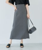 【アンデミュウ/Andemiu】のボタンポケットIラインスカート 人気、トレンドファッション・服の通販 founy(ファニー) ファッション Fashion レディースファッション Ladies' Fashion Online スカート Skirt シンプル Simple ストレッチ Stretch バランス Balance パッチ Patch フロント Front ポケット Pocket thumbnail グレー|ID: prp329100004596392 ipo3291000000032664219
