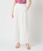 【アナイ/ANAYI】の【セットアップ対応商品】リネンライクビエラタックパンツ white|ID: prp329100004596427 ipo3291000000032664527