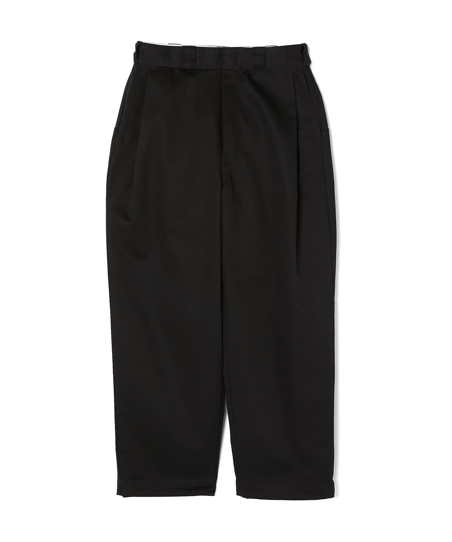 【エヌ.ハリウッド/N.HOOLYWOOD / MEN】のN.HOOLYWOOD × Dickies PANTS インテリア・キッズ・メンズ・レディースファッション・服の通販 founy(ファニー) 　ファッション　Fashion　メンズファッション　Men's Style Online　ボトムス　Bottoms/Men　ウォッシュ　Wash　コレクション　Collection　今季　This Season　シンプル　Simple　スピンドル　Spindle　ツイル　Twill　ドット　Dot　定番　Standard　ハーフ　Half　フォルム　Form　プリント　Print　ポケット　Pocket　モダン　Modern　ヨーク　Yoke　BLACK|ID: prp329100004596432 ipo3291000000032664598
