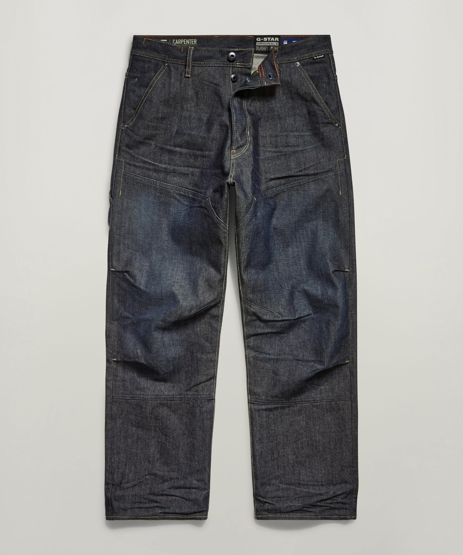 【ジースターロウ/G-STAR RAW / MEN】の【公式ショップ】CARPENTER 3D LOOSE JEANS/立体裁断ワイドルーズカーペンタージーンズ 人気、トレンドファッション・服の通販 founy(ファニー) 　ファッション　Fashion　メンズファッション　Men's Style Online　コイン　Coin　シェイプ　Shape　ストレッチ　Stretch　ツイル　Twill　デニム　Denim　バランス　Balance　フロント　Front　プリーツ　Pleats　ポケット　Pocket　リラックス　Relax　ループ　Loop　 other-1|ID: prp329100004596435 ipo3291000000032664620