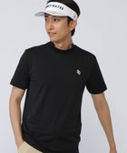 【パーリーゲイツ/PEARLY GATES / MEN】の地柄カノコボーダー半袖モックネックカットソー ダークネイビー|ID: prp329100004596437 ipo3291000000032664659