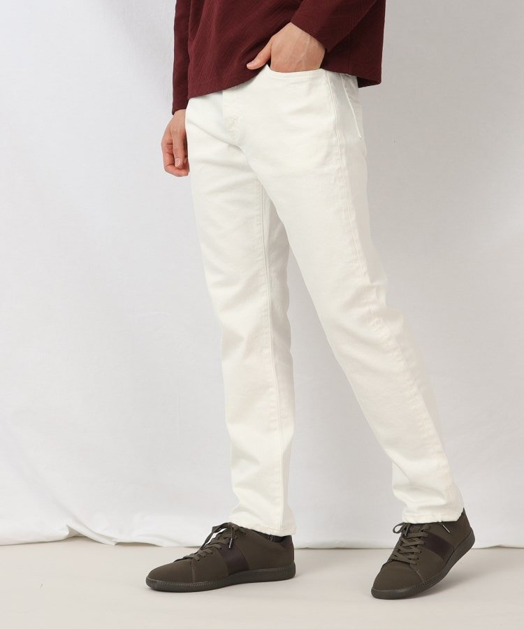 【タケオキクチ/TAKEO KIKUCHI / MEN】の【日本製】ストレッチ デニムパンツ インテリア・キッズ・メンズ・レディースファッション・服の通販 founy(ファニー) 　ファッション　Fashion　メンズファッション　Men's Style Online　ボトムス　Bottoms/Men　デニムパンツ　Denim Pants　ジャケット　Jacket　スタイリッシュ　Stylish　ストレッチ　Stretch　デニム　Denim　エレガント 上品　Elegant　定番　Standard　日本製　Made In Japan　ホワイト|ID: prp329100004596446 ipo3291000000032664713