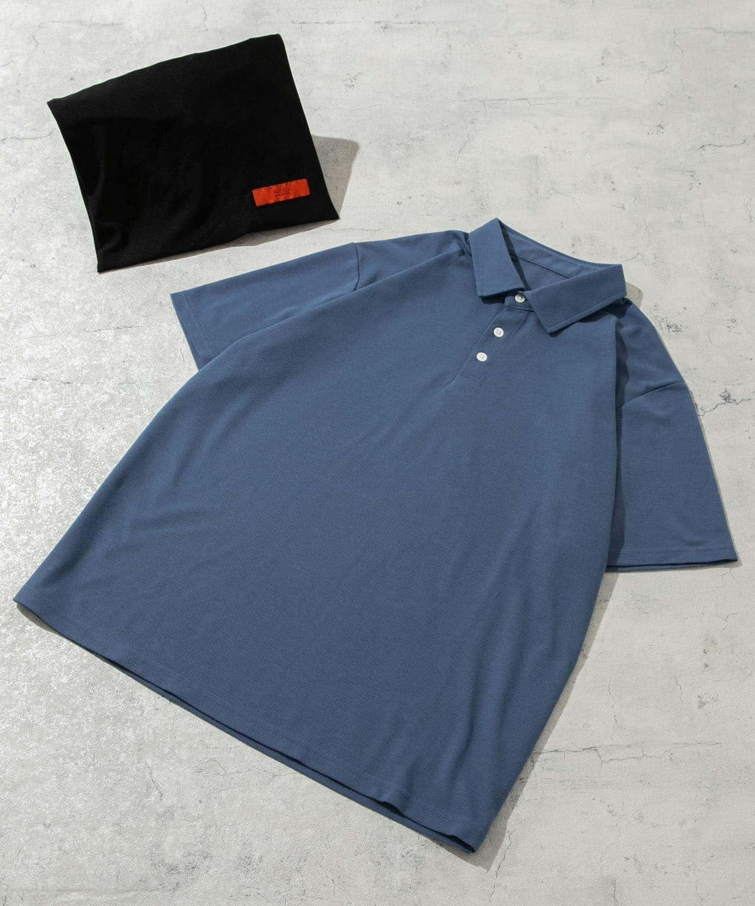 【アーバンリサーチ ロッソ/URBAN RESEARCH ROSSO / MEN】の『XLサイズあり』ハイパフォーマンス鹿の子ポロシャツ インテリア・キッズ・メンズ・レディースファッション・服の通販 founy(ファニー) 　ファッション　Fashion　メンズファッション　Men's Style Online　鹿の子　Pique　サングラス　Sunglasses　サンダル　Sandals　ジャケット　Jacket　スニーカー　Sneakers　スラックス　Slacks　デニム　Denim　ドレス　Dress　定番　Standard　パフォーマンス　Performance　フィット　Fit　ベーシック　Basic　ポロシャツ　Polo Shirt　リュック　Ruck Sack　S/S・春夏　Ss・Spring/Summer　おすすめ　Recommend　夏　Summer　ビジネス 仕事 通勤　Business　2025年　2025　2025春夏・S/S　Ss,Spring/Summer,2025　BLUE GRAY|ID: prp329100004596455 ipo3291000000032664859
