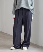 【スピック&スパン/Spick & Span】の《追加》ダブルクロスツータックパンツ ネイビー|ID: prp329100004596457 ipo3291000000032664881