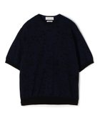 【トゥモローランド/TOMORROWLAND / MEN】のTOMORROWLAND tricot ペイズリー柄 コットンハーフスリーブ ニット 68 ネイビー系|ID: prp329100004596461 ipo3291000000032664904