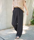 【スピック&スパン/Spick & Span】の《追加 》ダブルクロスツータックパンツ ブラック|ID: prp329100004596462 ipo3291000000032664917