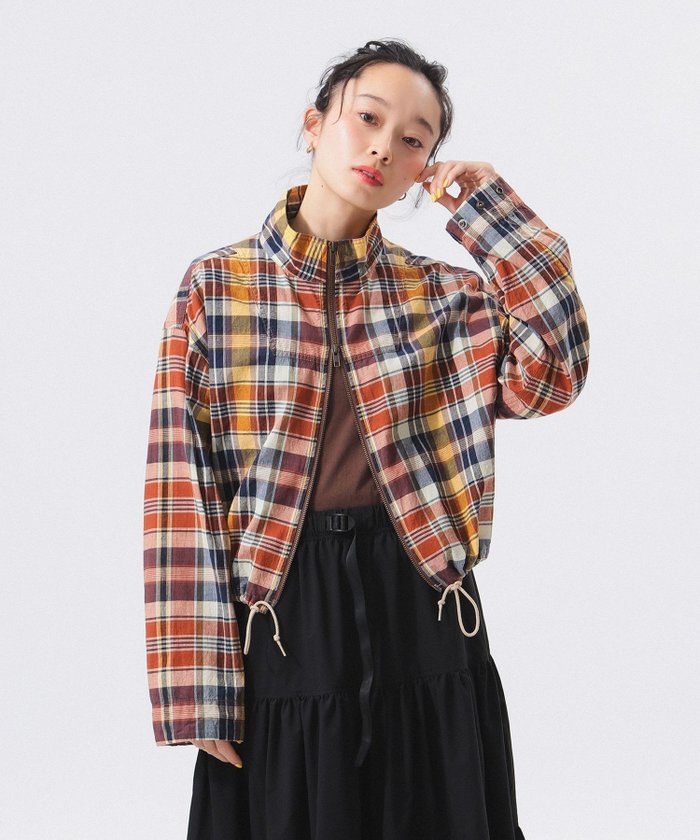 【ビームス ウイメン/BEAMS】のマドラス チェック ブルゾン インテリア・キッズ・メンズ・レディースファッション・服の通販 founy(ファニー) https://founy.com/ ファッション Fashion レディースファッション Ladies' Fashion Online アウター Coat Outerwear ブルゾン Blouson/Jackets スラックス Slacks チェック Check デニム Denim バランス Balance ブルゾン Blouson ワイド Wide おすすめ Recommend |ID: prp329100004596468 ipo3291000000032664952