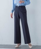 【ロートレ アモン/LAUTRE AMONT】のコンフォートストレートワイドパンツ≪洗濯機で洗える/セットアップ対応≫ ネイビー|ID: prp329100004596475 ipo3291000000032665011