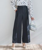 【ロートレ アモン/LAUTRE AMONT】のベルト付きワイドシルエットパンツ≪洗濯機で洗える≫ ブラック|ID: prp329100004596477 ipo3291000000032665027