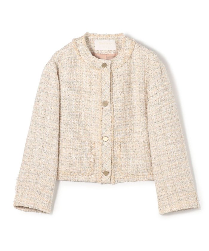 【トゥモローランド/TOMORROWLAND】のカラースパングルツイード ノーカラージャケット インテリア・キッズ・メンズ・レディースファッション・服の通販 founy(ファニー) https://founy.com/ ファッション Fashion レディースファッション Ladies' Fashion Online アウター Coat Outerwear ジャケット Jackets ノーカラージャケット No Collar Leather Jackets イタリア Italy エレガント 上品 Elegant コンパクト Compact ジャケット Jacket スパンコール Sequins ダウン Down ツイード Tweed デニム Denim バランス Balance フリンジ Fringe ベーシック Basic ポケット Pocket 春 Spring |ID: prp329100004596479 ipo3291000000032665051