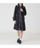 【ブルーレーベル クレストブリッジ/BLUE LABEL CRESTBRIDGE】のハイツイストコットンライクツイルステンカラーコート ネイビー|ID: prp329100004596484 ipo3291000000032665100