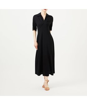 【シビラ/SYBILLA】のスキッパー梨地ジャージードレス 人気、トレンドファッション・服の通販 founy(ファニー) ファッション Fashion レディースファッション Ladies' Fashion Online ワンピース Dress ドレス Party Dresses アンダー Under コンパクト Compact ジャージー Jersey スキッパー Skipper スマート Smart ドレス Dress フレア Flare |ID:prp329100004596498