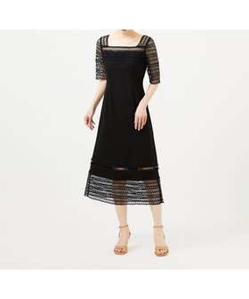 【シビラ/SYBILLA】のケミカルレースドレス 人気、トレンドファッション・服の通販 founy(ファニー) ファッション Fashion レディースファッション Ladies' Fashion Online ワンピース Dress ドレス Party Dresses ケミカル Chemical スクエア Square トリミング Trimming ドレス Dress レース Race |ID:prp329100004596499