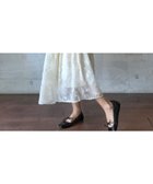 【ジュノア/JUNOAH】のフラワージャガードティアードワンピース アイボリー|ID: prp329100004596512 ipo3291000000032665390
