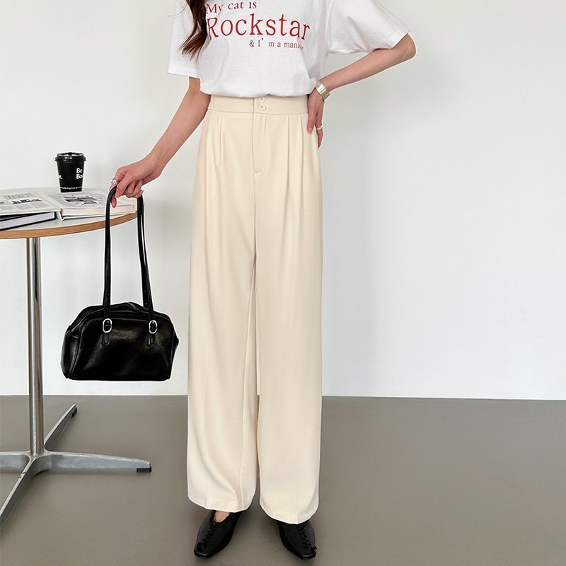 【その他のブランド/Other】のスラックスパンツ きれいめパンツ ストレートパンツ スラックス レディース インテリア・キッズ・メンズ・レディースファッション・服の通販 founy(ファニー) 　ファッション　Fashion　レディースファッション　Fashion for Women　パンツ　Pants & Trousers　おすすめ　Recommended / Our Picks　ストレート　Straight, Straight Cut　スラックス　Slacks, Dress Pants　ダウン　Down, Puffer　フォーマル　Formal, Dressy　フロント　Front, Front Design　ベージュ|ID: prp329100004596513 ipo3291000000032665388