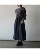 【ラシュッド/LASUD】のフロントポケットドッキングワンピース チャコールグレー|ID: prp329100004596543 ipo3291000000032721980