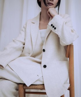【アーバンリサーチ/URBAN RESEARCH】のnew basic リネンテーラードジャケット 人気、トレンドファッション・服の通販 founy(ファニー) ファッション Fashion レディースファッション Fashion for Women アウター Coat / Outerwear Collection レディースジャケット・軽アウター Jackets テーラードジャケット / 通勤・きれいめスタイル Tailored Jackets & Blazers 2025年 2025 2025春夏・S/S Spring/Summer 2025 SS25 インナー Innerwear ジャケット Jacket, Outerwear セットアップ Set-Up, Coordinated Outfit パッチ Patch, Appliqué ベーシック Basic, Essential ポケット Pocket, Pocket Detail リネン Linen, Linen Fabric ロング Long, Long-Length 夏 Summer S/S・春夏 SS, Spring/Summer, Warm Season |ID:prp329100004596544