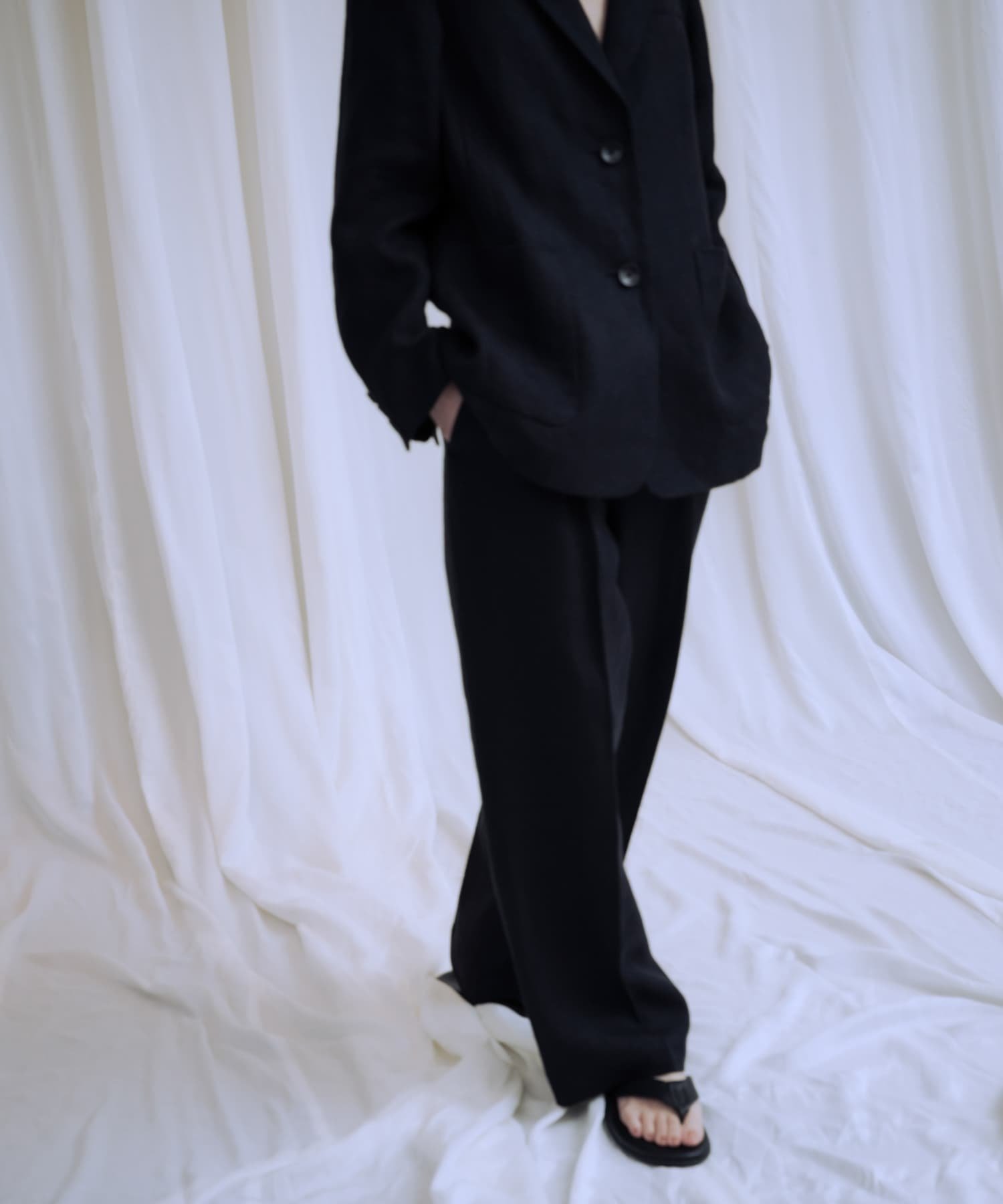 【アーバンリサーチ/URBAN RESEARCH】の『3サイズ展開』new basic リネンハイウエストパンツ インテリア・キッズ・メンズ・レディースファッション・服の通販 founy(ファニー) 　ファッション　Fashion　レディースファッション　Ladies' Fashion Online　パンツ　Pants　2025年　2025　2025春夏・S/S　Ss,Spring/Summer,2025　ストレート　Straight　セットアップ　Set Up　ベーシック　Basic　リネン　Linen　ループ　Loop　夏　Summer　S/S・春夏　Ss・Spring/Summer　NAVY|ID: prp329100004596566 ipo3291000000032666230