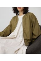 【アズール バイ マウジー/AZUL by moussy】のリネンミックスストレッチブルゾン KHA|ID: prp329100004596568 ipo3291000000032666239