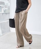【スピック&スパン/Spick & Span】の《追加 》サテンイージーパンツ ベージュ A|ID: prp329100004596573 ipo3291000000032666260