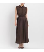 【アンデミュウ/Andemiu】のアソートプリーツワンピース 人気、トレンドファッション・服の通販 founy(ファニー) ファッション Fashion レディースファッション Ladies' Fashion Online ワンピース Dress おすすめ Recommend トレンド Trend ドット Dot ノースリーブ No Sleeve フェミニン Feminine フォルム Form プリーツ Pleats リラックス Relax ロング Long エレガント 上品 Elegant 夏 Summer 無地 Plain Color thumbnail ブラウンドット|ID: prp329100004596604 ipo3291000000032666528