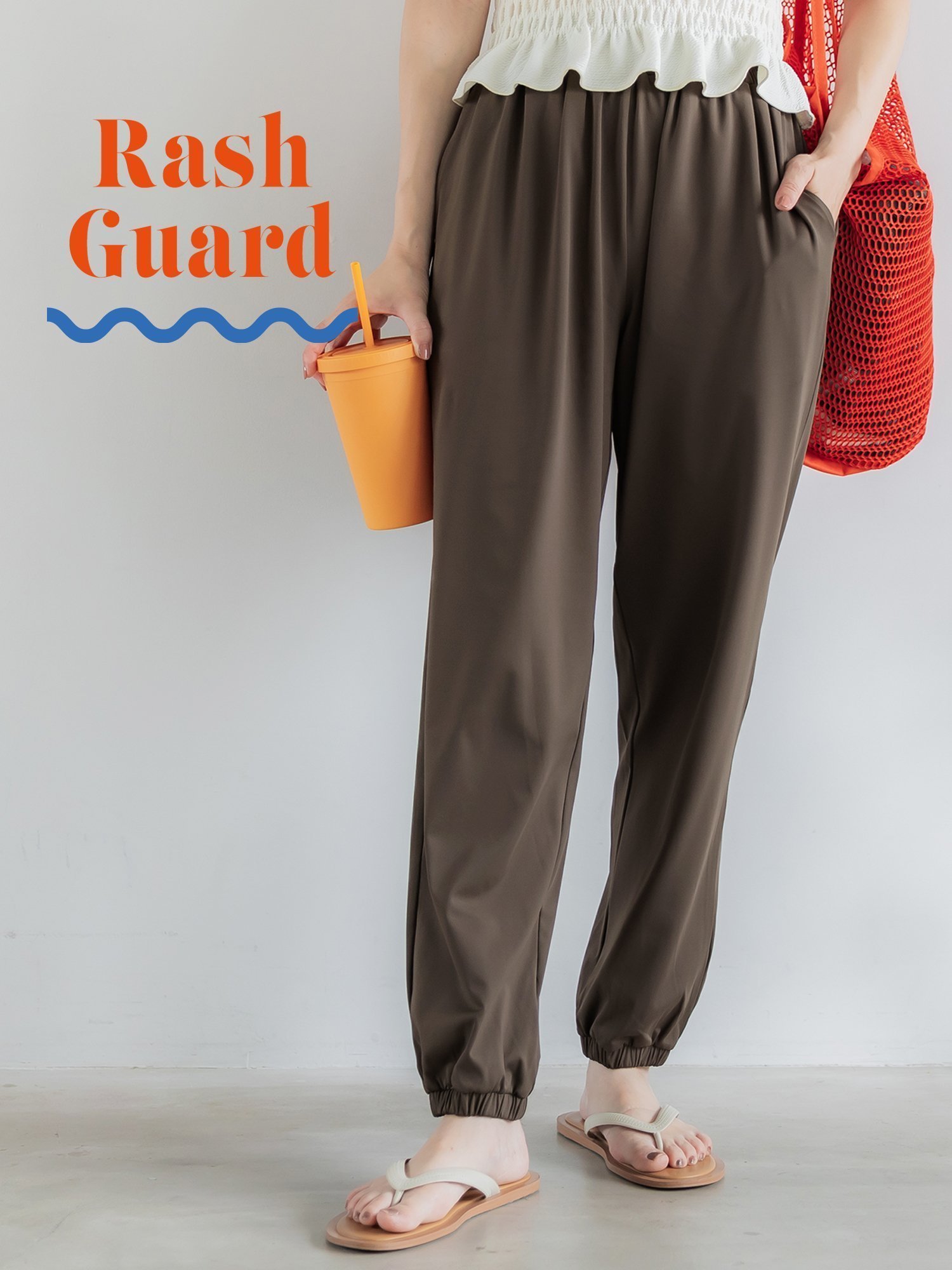 【コカ/COCA】の水陸両用ラッシュガードジョガーパンツ 人気、トレンドファッション・服の通販 founy(ファニー) 　ファッション　Fashion　レディースファッション　Fashion for Women　パンツ　Pants & Trousers　アウトドア　Outdoor Clothing　ギャザー　Gathered, Ruffled　タンク　Tank Top, Sleeveless Top　ポケット　Pocket, Pocket Detail　リラックス　Relax, Relaxed Fit　おすすめ　Recommended / Our Picks　夏　Summer　 other-1|ID: prp329100004596633 ipo3291000000032720041