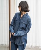【ラ エフ/Laf…】のデニムシャツ≪洗濯機で洗える≫ ネイビー|ID: prp329100004596644 ipo3291000000032667064