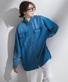 【ラ エフ/Laf…】のデニムシャツ≪洗濯機で洗える≫ ブルー|ID: prp329100004596644 ipo3291000000032667067