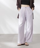 【ナノ ユニバース/nano universe】のリラックスワイドパンツ 人気、トレンドファッション・服の通販 founy(ファニー) ファッション Fashion レディースファッション Ladies' Fashion Online パンツ Pants ジャケット Jacket ストレート Straight 手描き Hand Drawn パターン Pattern ラベンダー Lavender リラックス Relax ロング Long 楽ちん Easy ワイド Wide おすすめ Recommend 夏 Summer 2025年 2025 2025春夏・S/S Ss,Spring/Summer,2025 thumbnail ラベンダー3|ID: prp329100004596659 ipo3291000000032667195
