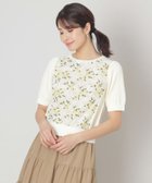 【トゥー ビー シック/TO BE CHIC】のミモザチュールコンビ ニット オフホワイト|ID: prp329100004596668 ipo3291000000032667239